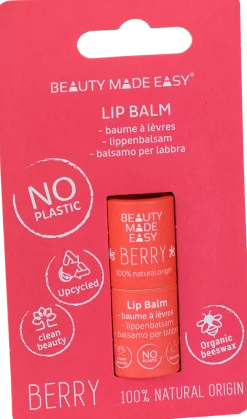 Paper Tube Lip Balm, Berry (6 g)