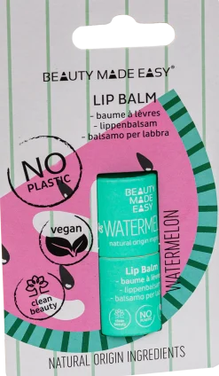 Paper Tube Lip Balm Summertime, Watermelon (5,50 g)