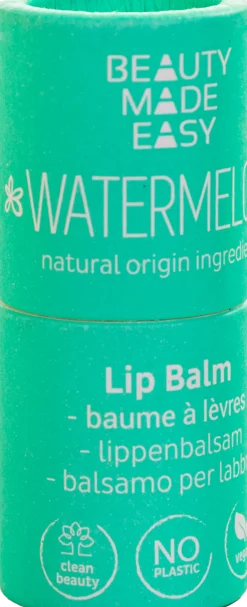 Paper Tube Lip Balm Summertime, Watermelon (5,50 g)
