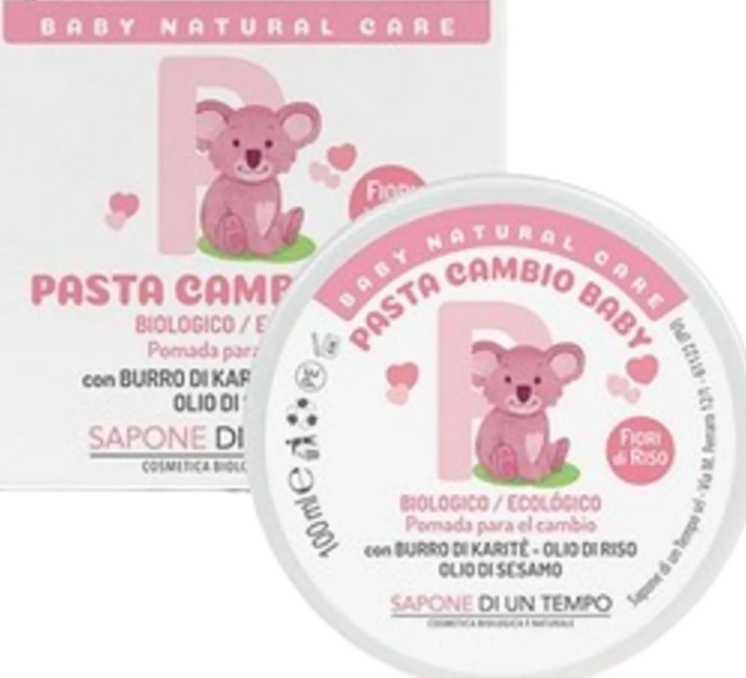 Pasta Cambio Baby Fiori Di Riso, 100 ml