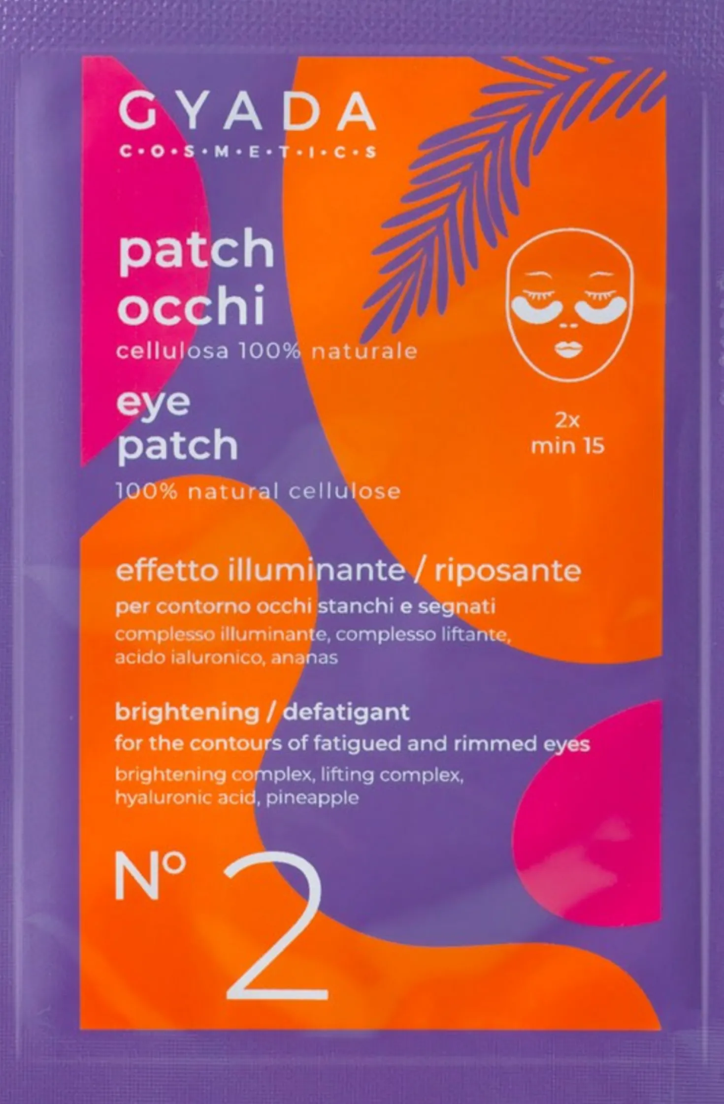 Patch Occhi Illuminanti Defaticanti nr.2, 5 ml