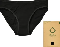 Period Underwear Bikini Black, M
