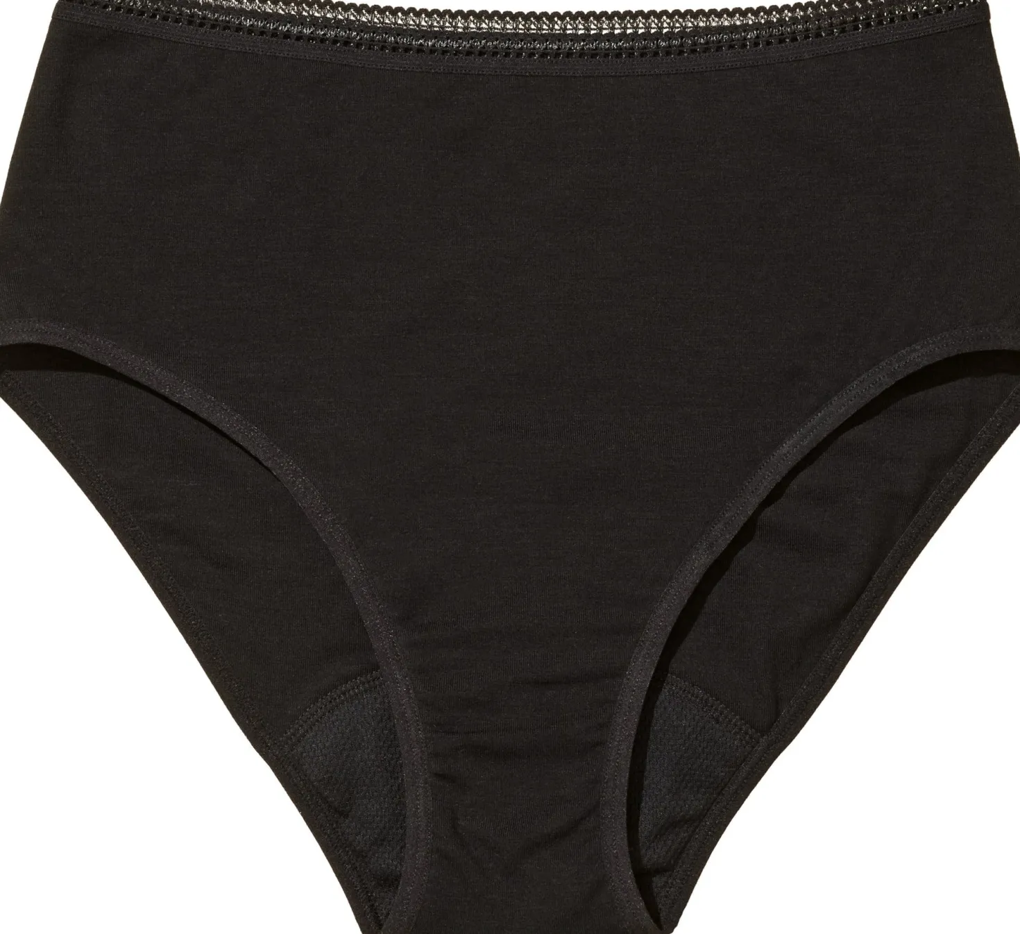 Period Underwear High Waist Black, M
