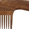 Pettine di Legno a Dentatura Spessa, legno di noce