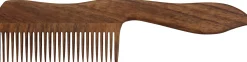 Pettine di Legno a Dentatura Spessa, legno di noce