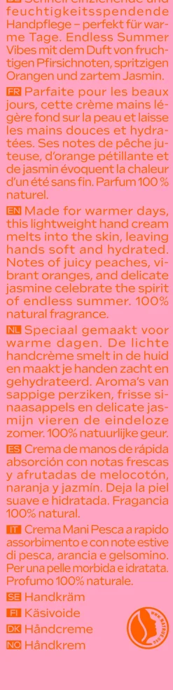 Pink Peach - Hand Cream, 50 ml
