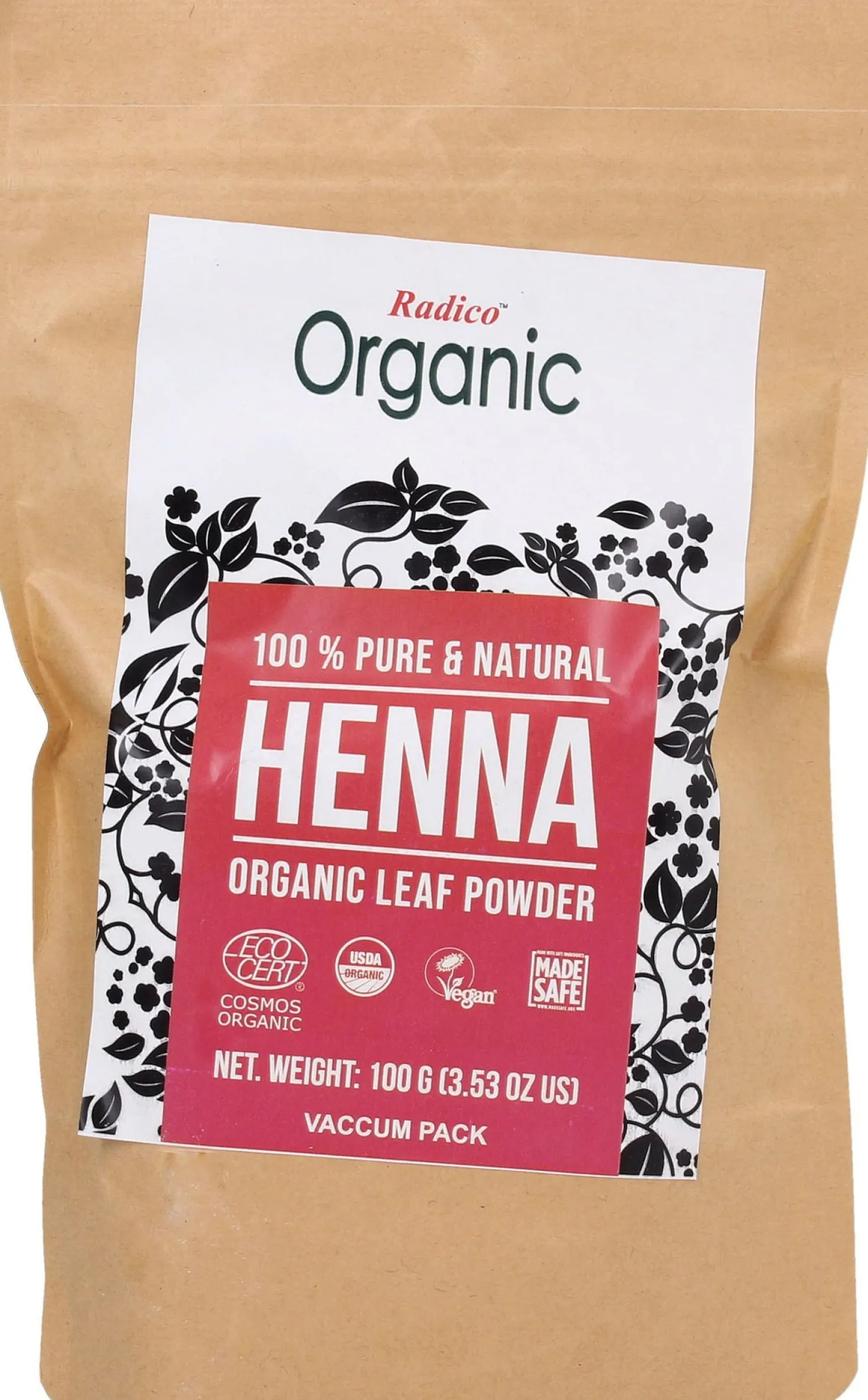 Polvere di Henné Bio, 100 g