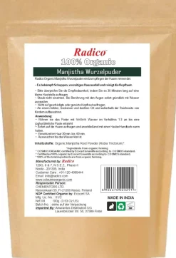 Polvere di Manjistha Bio, 100 g