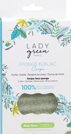 Éponge Merveilleuse Konjac Body Sponge Aloe Vera