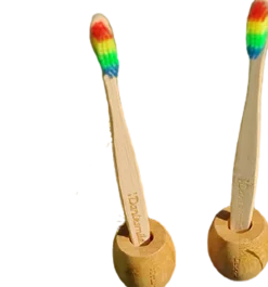 Portaspazzolino in Bambù
