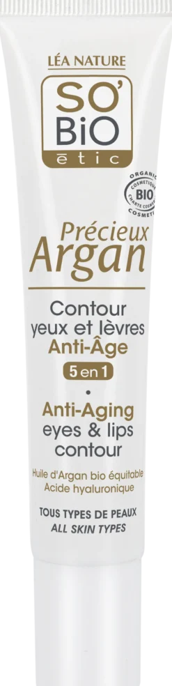 Précieux Argan - Crema Anti Age Contorno Occhi & Labbra, 15 ml