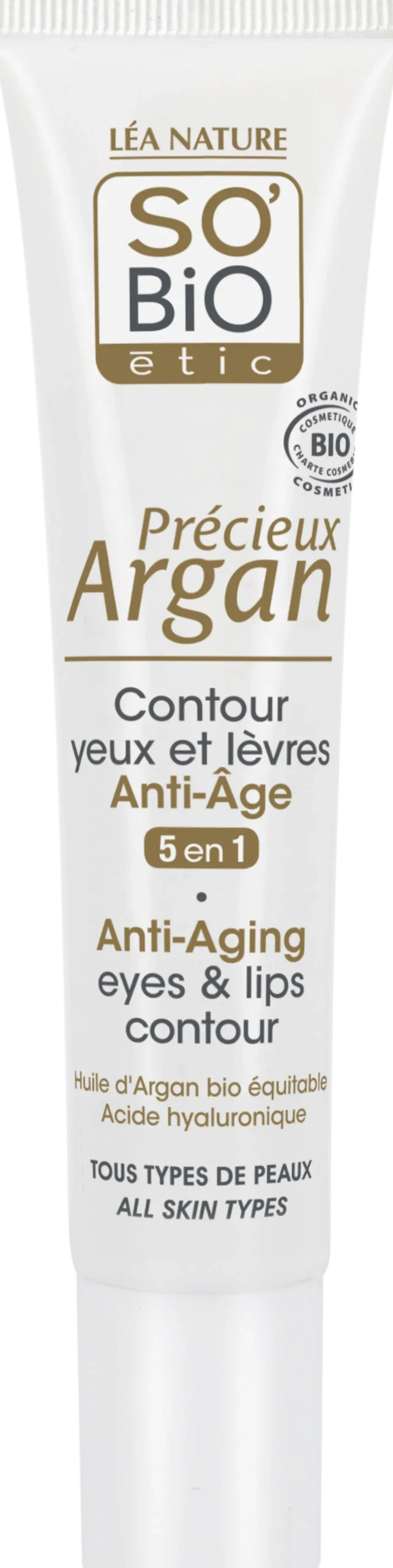 Précieux Argan - Crema Anti Age Contorno Occhi & Labbra, 15 ml