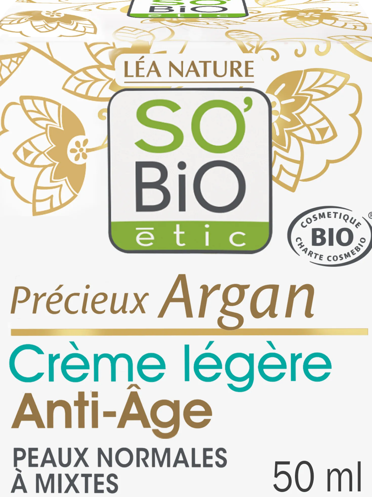 Précieux Argan Crema Leggera Viso Anti Age, 50 ml