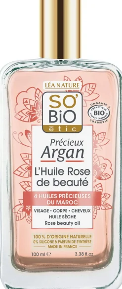 Précieux Argan - Olio di Bellezza alla Rosa, 100 ml