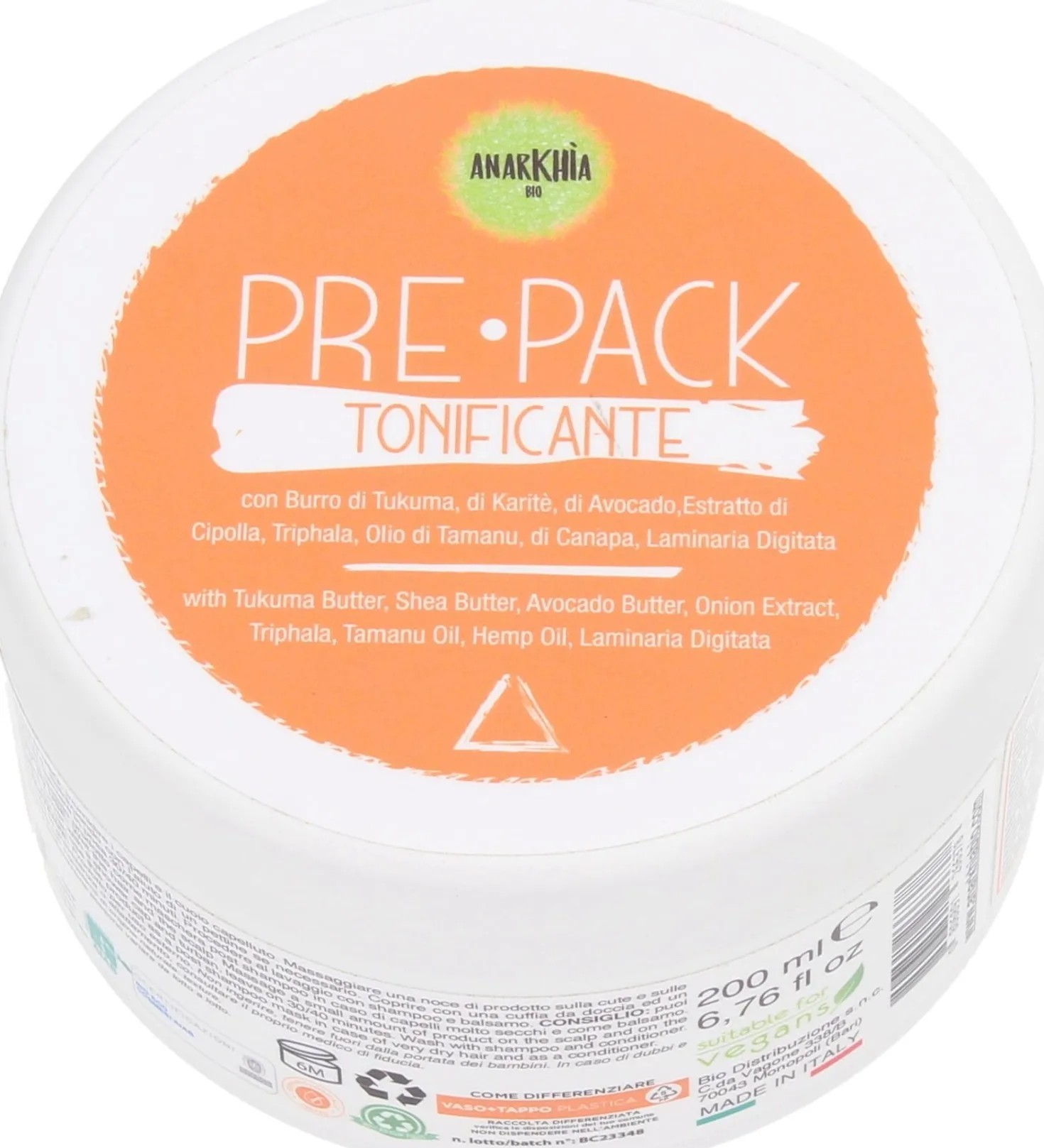 PRE-PACK FUOCO Impacco Pre-Shampoo Tonificante, 200 ml
