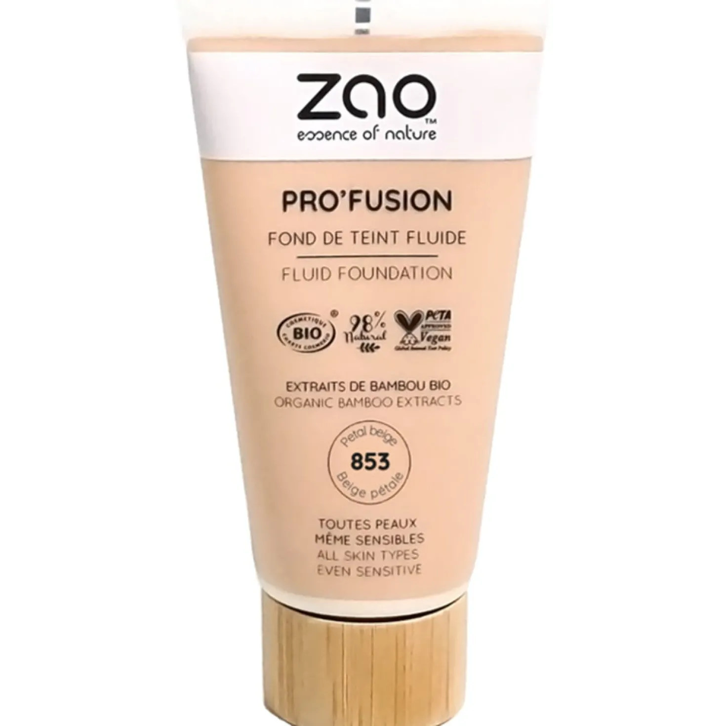 Pro'Fusion Fluid Foundation, 852 Natural Beige