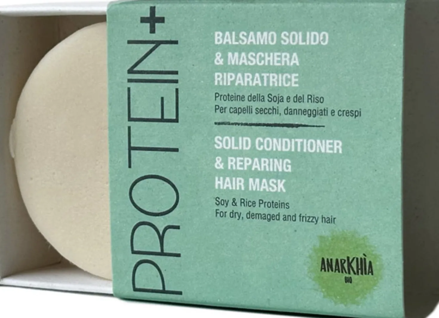 Protein+ Balsamo Solido Riparatore e Maschera Riparatrice, 55 g