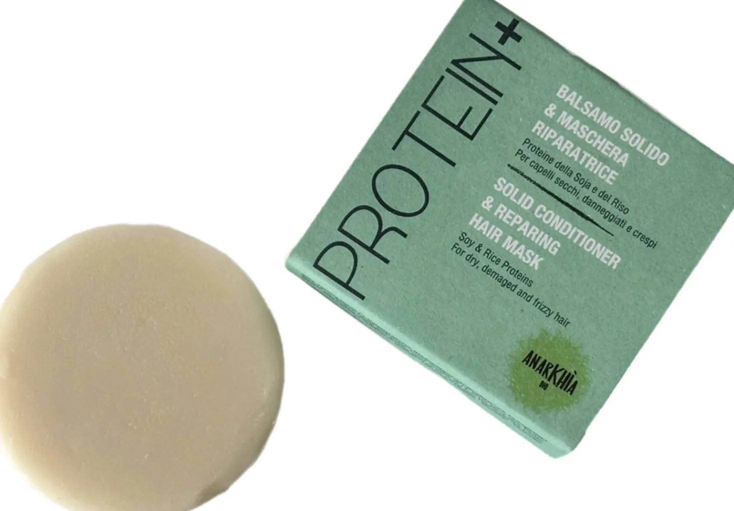 Protein+ Balsamo Solido Riparatore e Maschera Riparatrice, 55 g