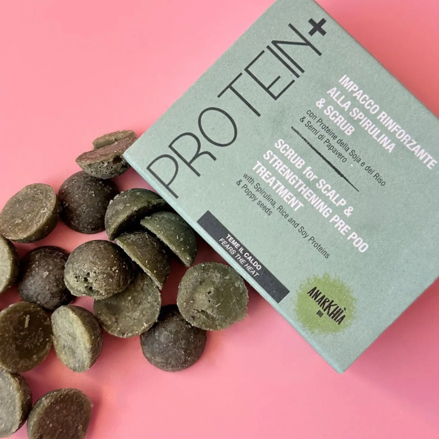 Protein+ Impacco Rinforzante alla Spirulina e Scrub, 55 g
