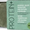 Protein+ Shampoo Solido Riparatore con Proteine e Spirulina, 55 g