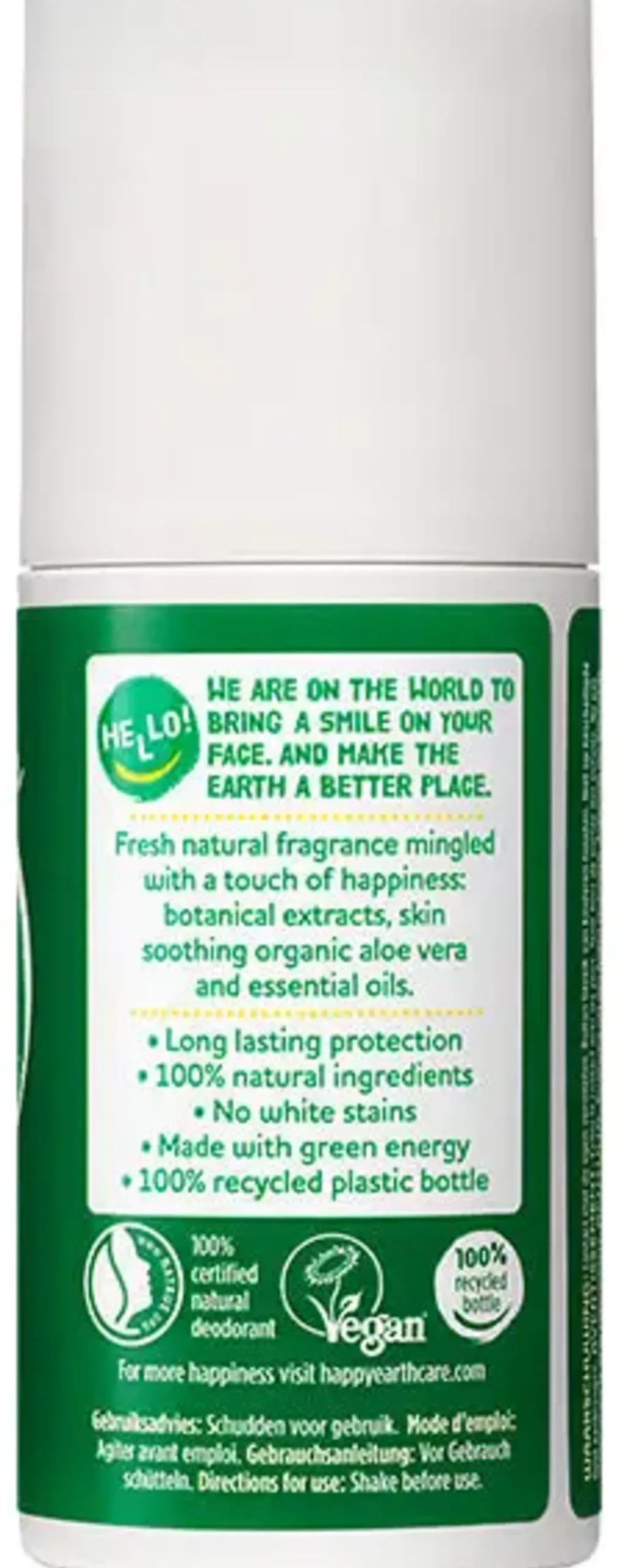 Pure Deo Roll-On, Bergamot Cedarwood (75 ml)