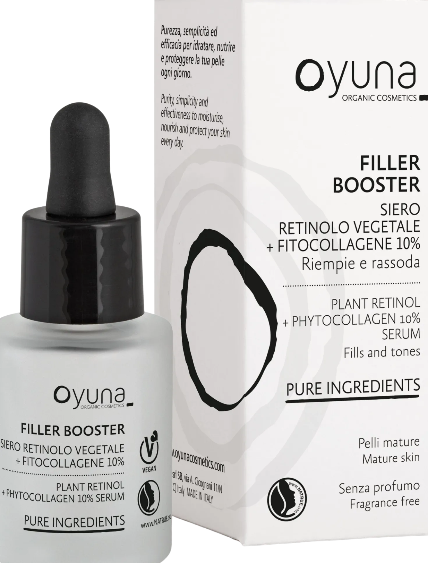 Pure Ingredients Filler Booster Siero Viso, 15 ml