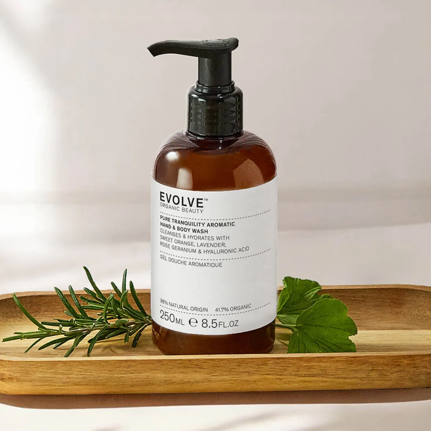 Pure Tranquility Aromatic Hand & Body Wash, 250 ml