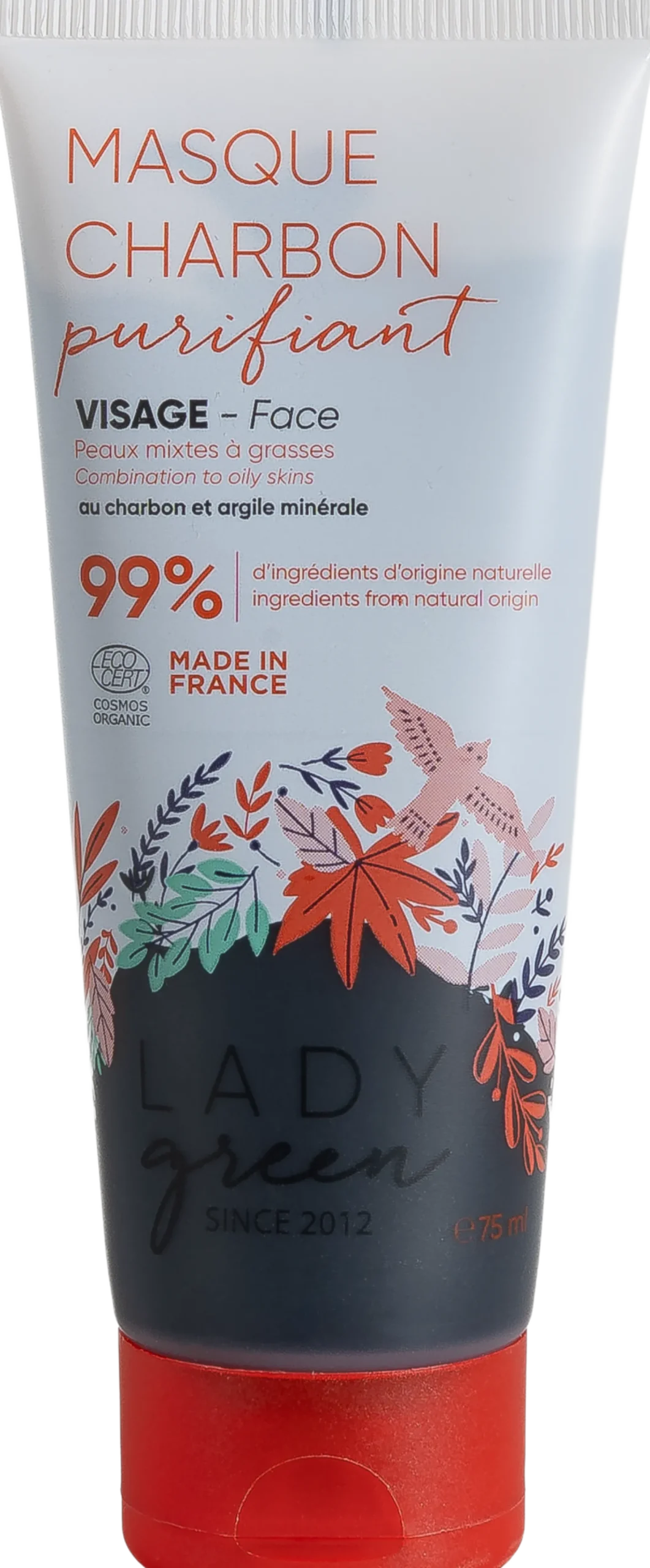 Purifying Charcoal Mask, 75 ml