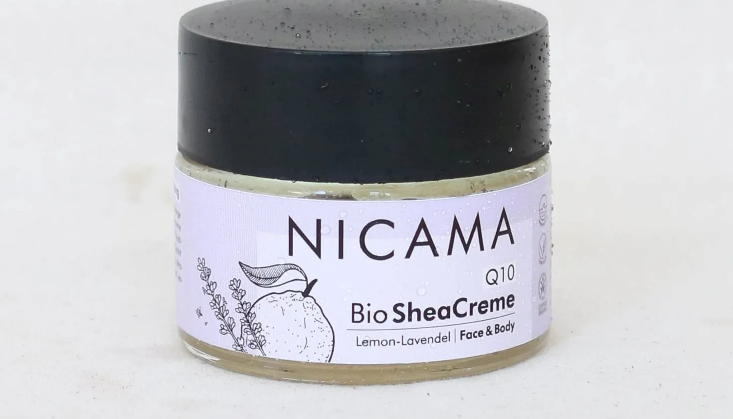 Q10 - Crema al Burro di Karité Bio, Limone e Lavanda, 50 ml