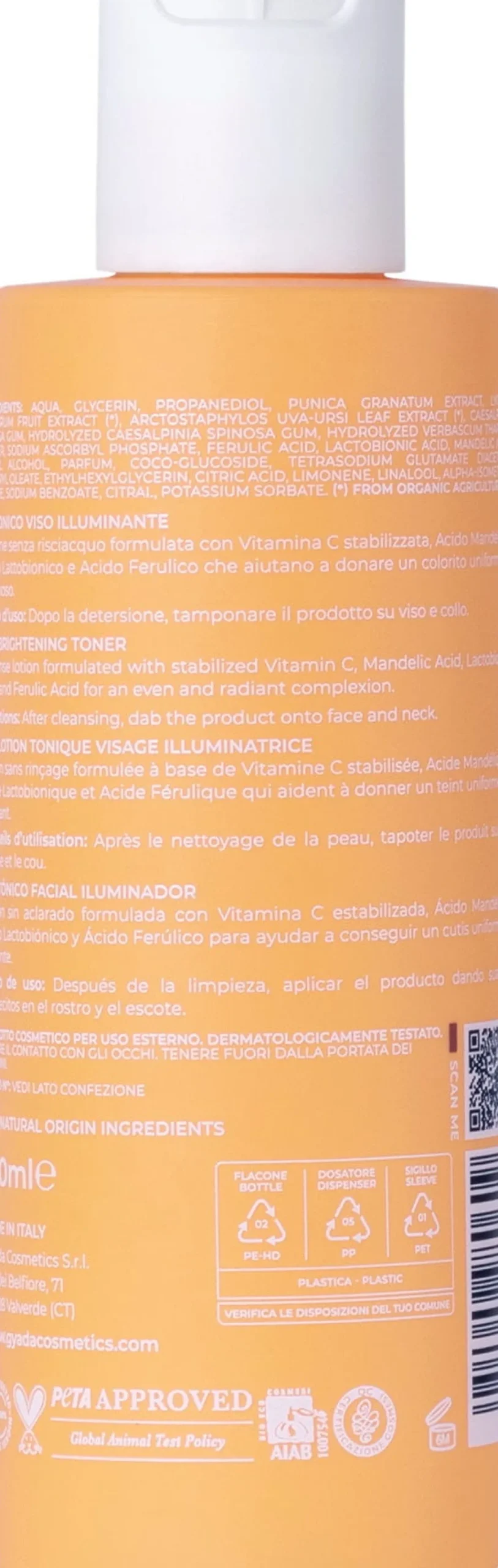 Radiance Tonico Viso Illuminante, 150 ml