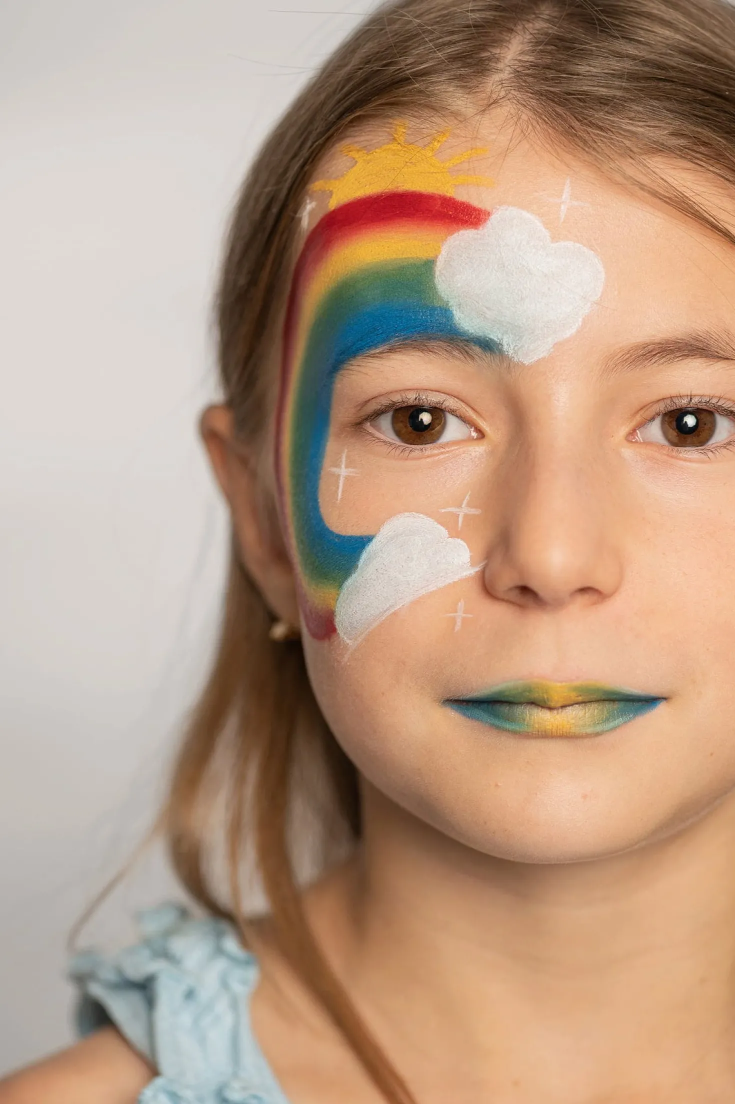 Rainbow Face Paint Pencils Set