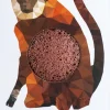 Rainforest Monkey Mini Face Puff with Red French Clay