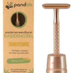 Rasoio di Sicurezza in Metallo, oro rosa