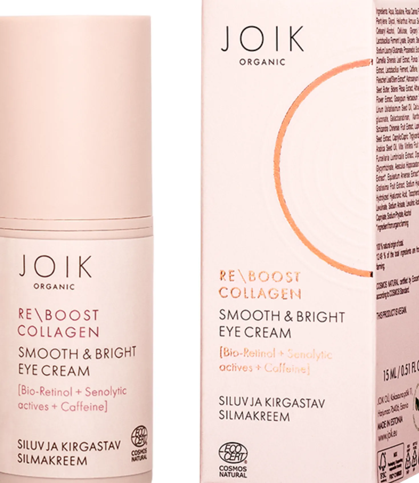 Re-Boost Collagen Smooth & Bright Eye Cream, 15 ml