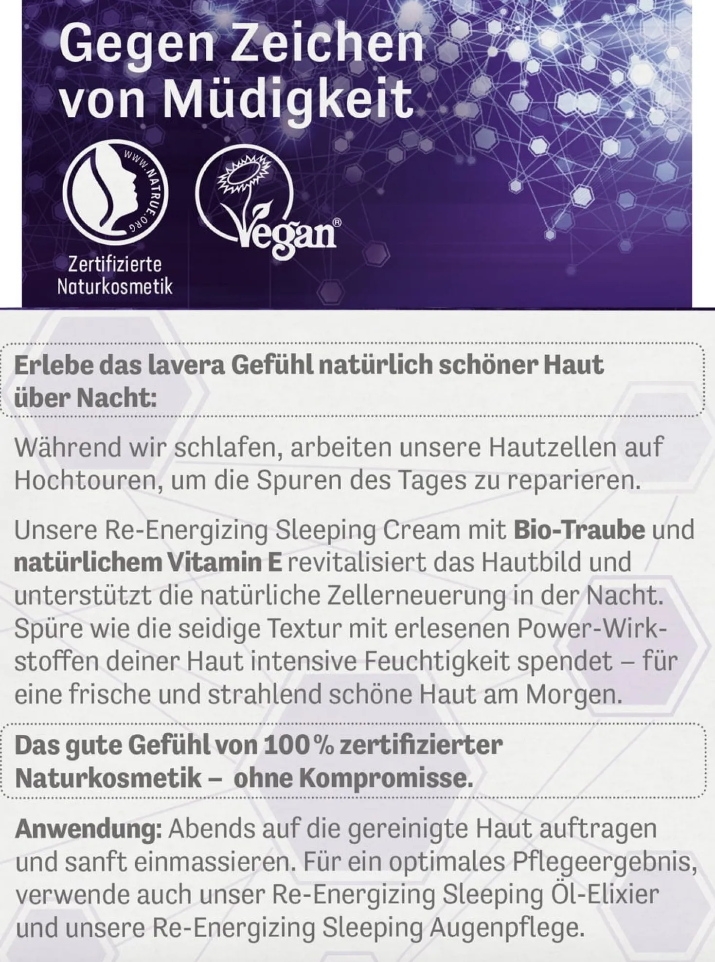 Re-Energizing Sleeping Cream, 50 ml