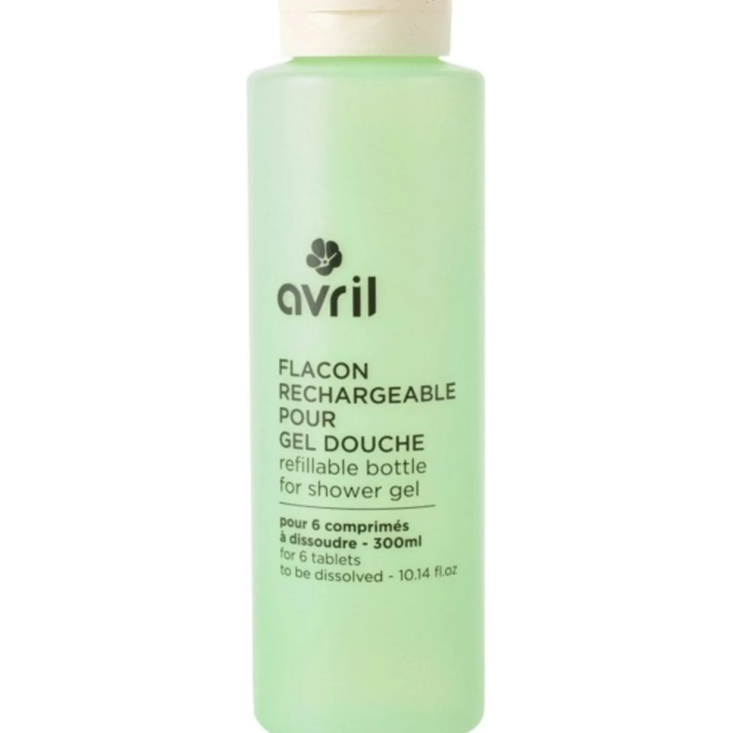 Refillable Bottle for Shower Gel, Orange (350 ml)