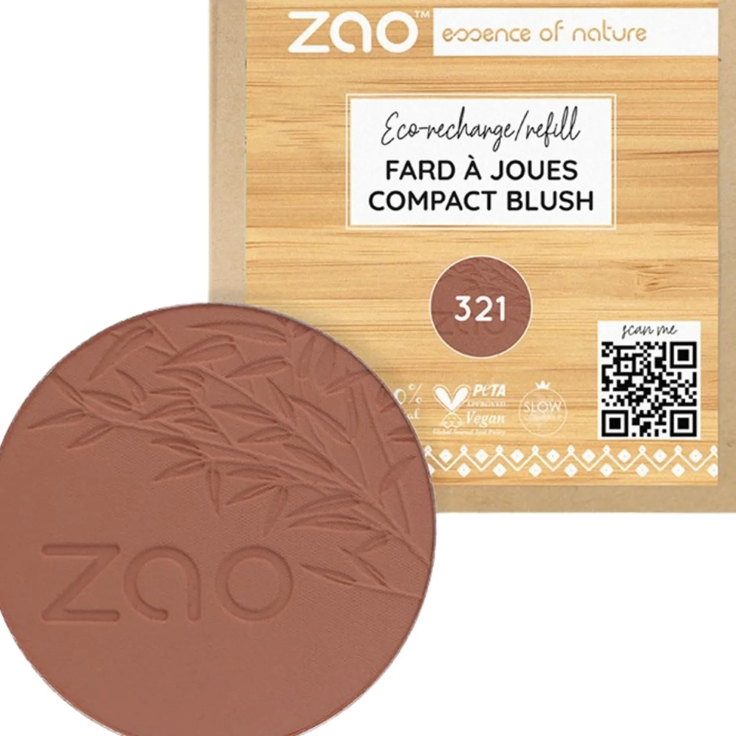 Refill Compact Blush, 322 Brown Pink (9 g)