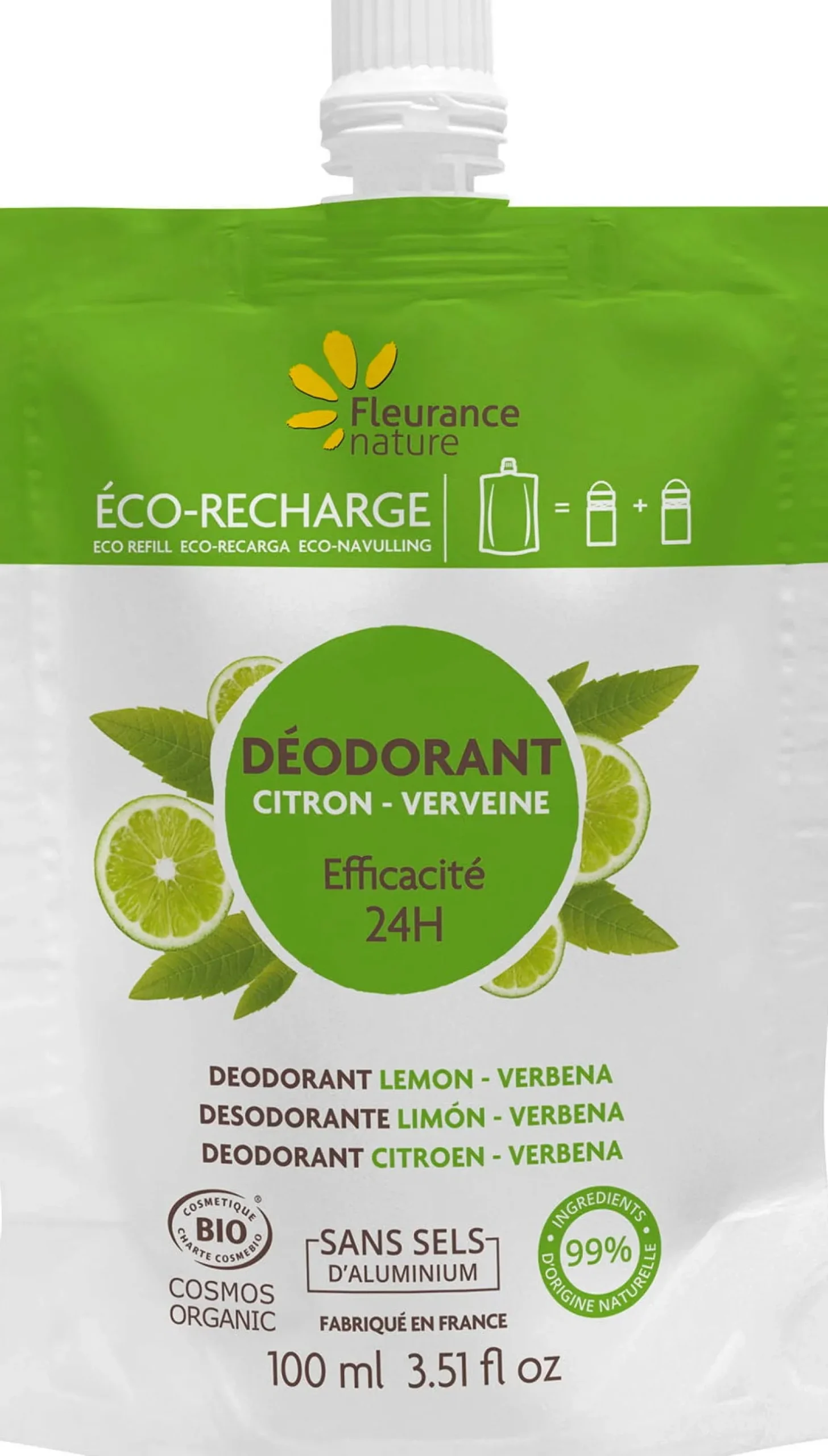 Refill Deodorant Lemon & Verbena, 100 ml