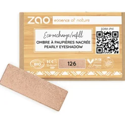 Refill Rectangle Eye Shadow, 201 Matt Ivory (1,30 g)