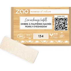 Refill Rectangle Eye Shadow, 201 Matt Ivory (1,30 g)