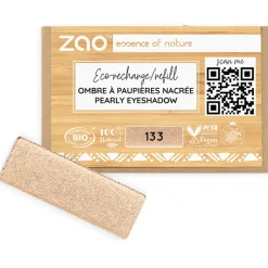 Refill Rectangle Eye Shadow, 201 Matt Ivory (1,30 g)