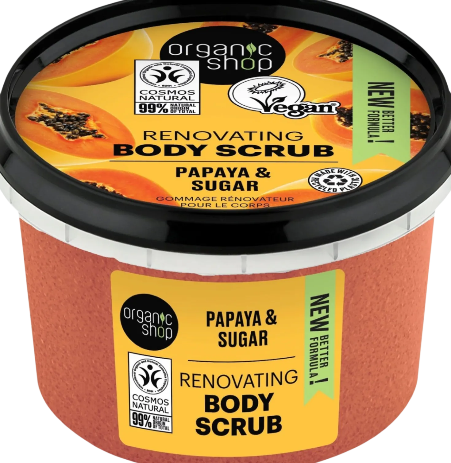 Renovating Body Scrub Papaya & Sugar, 250 ml