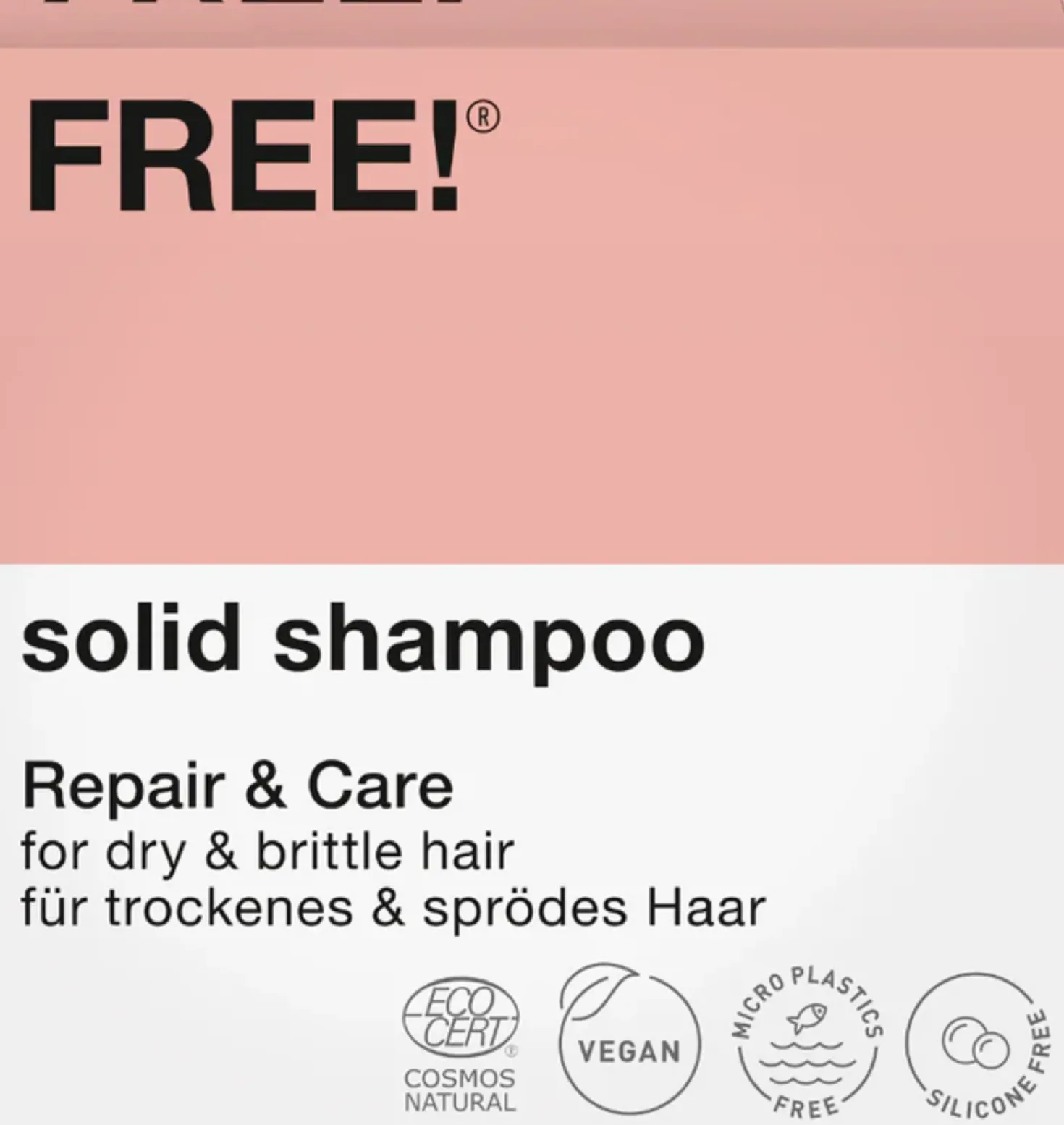 repair & care Solid Shampoo, 50 g