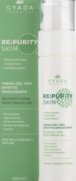 Re:PuritySkin Crema Gel Viso Opacizzante, 50 ml