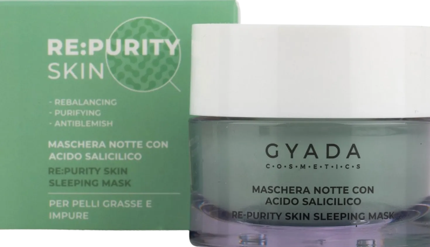 Re:PuritySkin Maschera Notte con Acido Salicilico, 50 ml