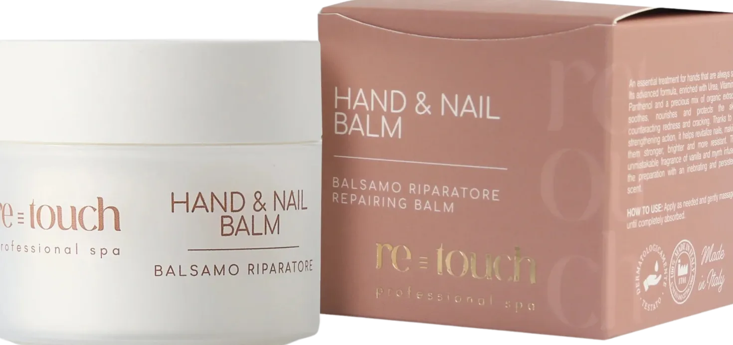 re-touch Hand & Nail Balm, Balsamo Mani Riparatore, 50 ml