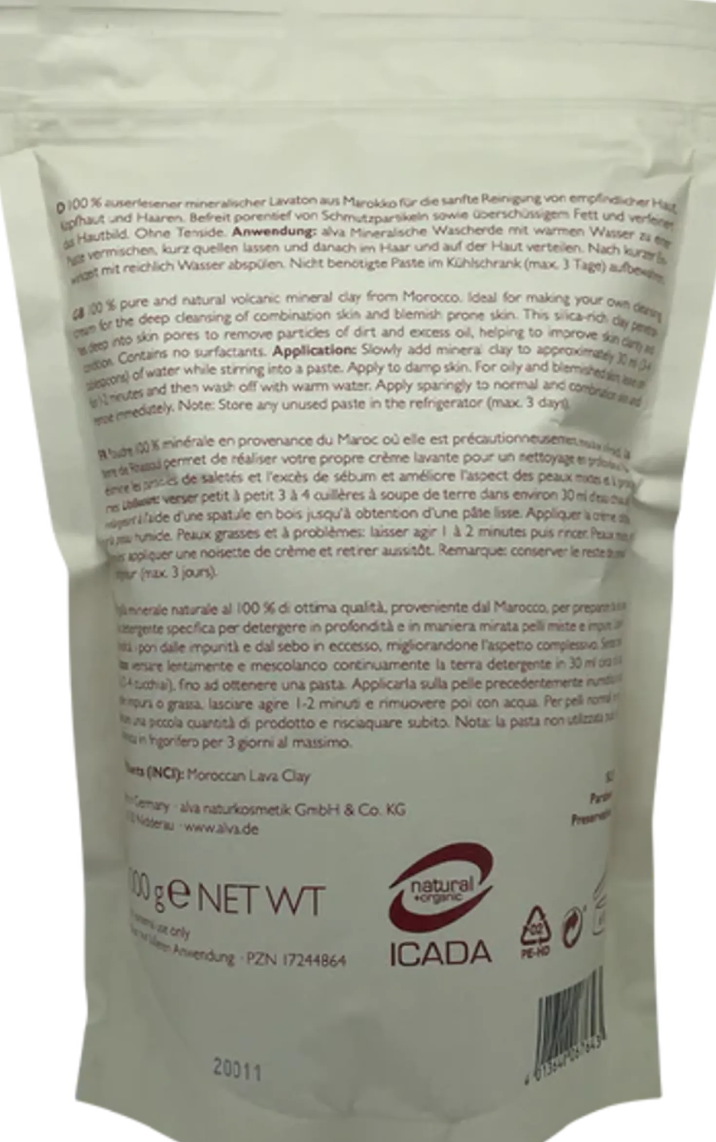 Rhassoul - Terra Lavante, 1 kg