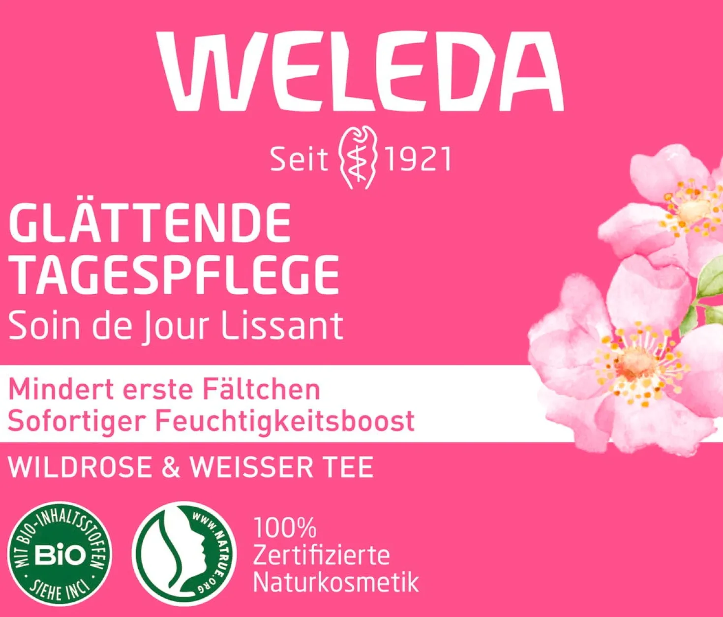 Rosa Mosqueta e Tè Bianco - Trattamento Giorno Levigante, 40 ml