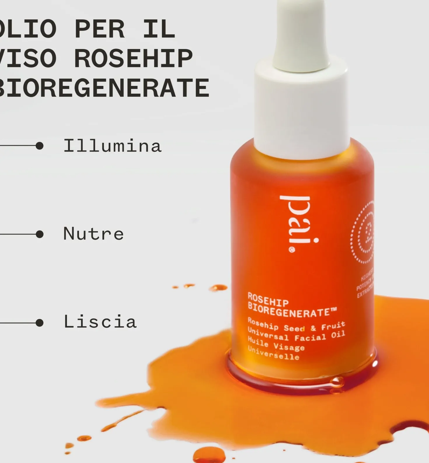 Rosehip Bioregenerate Universal Face Oil, 30 ml