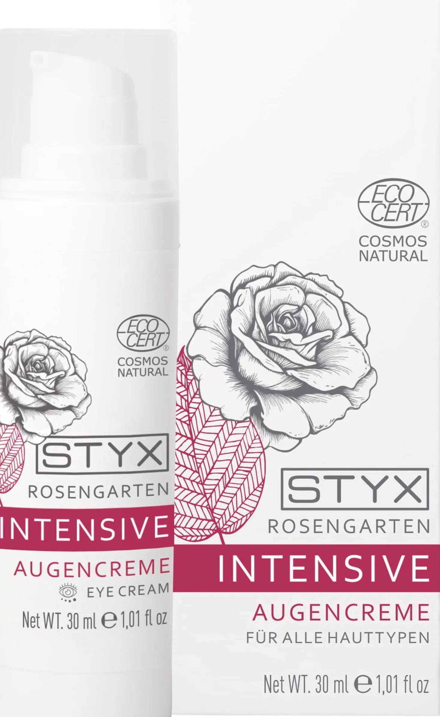 Rosengarten INTENSIVE - Crema per il Contorno Occhi, 30 ml
